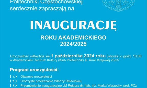 Uczelniana Inauguracja Roku Akademickiego 2024/2025